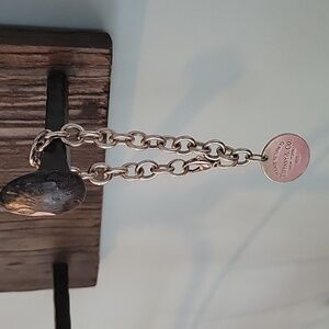 Tiffany & Co. Round silver charm bracelet